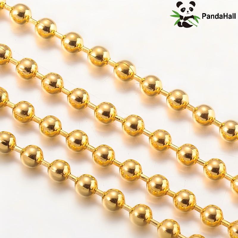 Diy Automation - PandaHall 50m/Roll Soldered Iron Ball Chain,