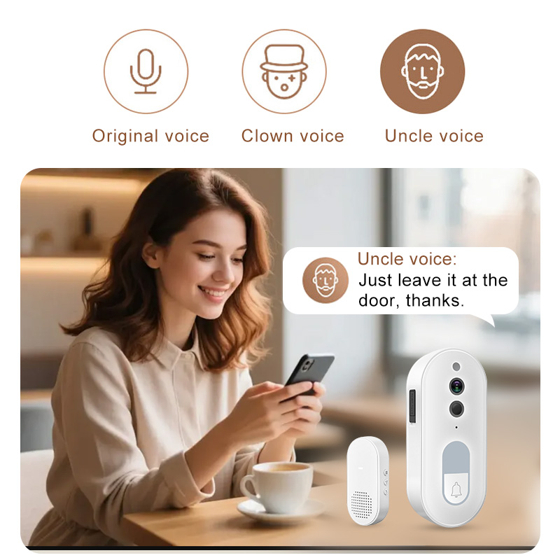 Tuya Smart Video Doorbell Wire - Smart Doorbell Wired ulasan dan harga