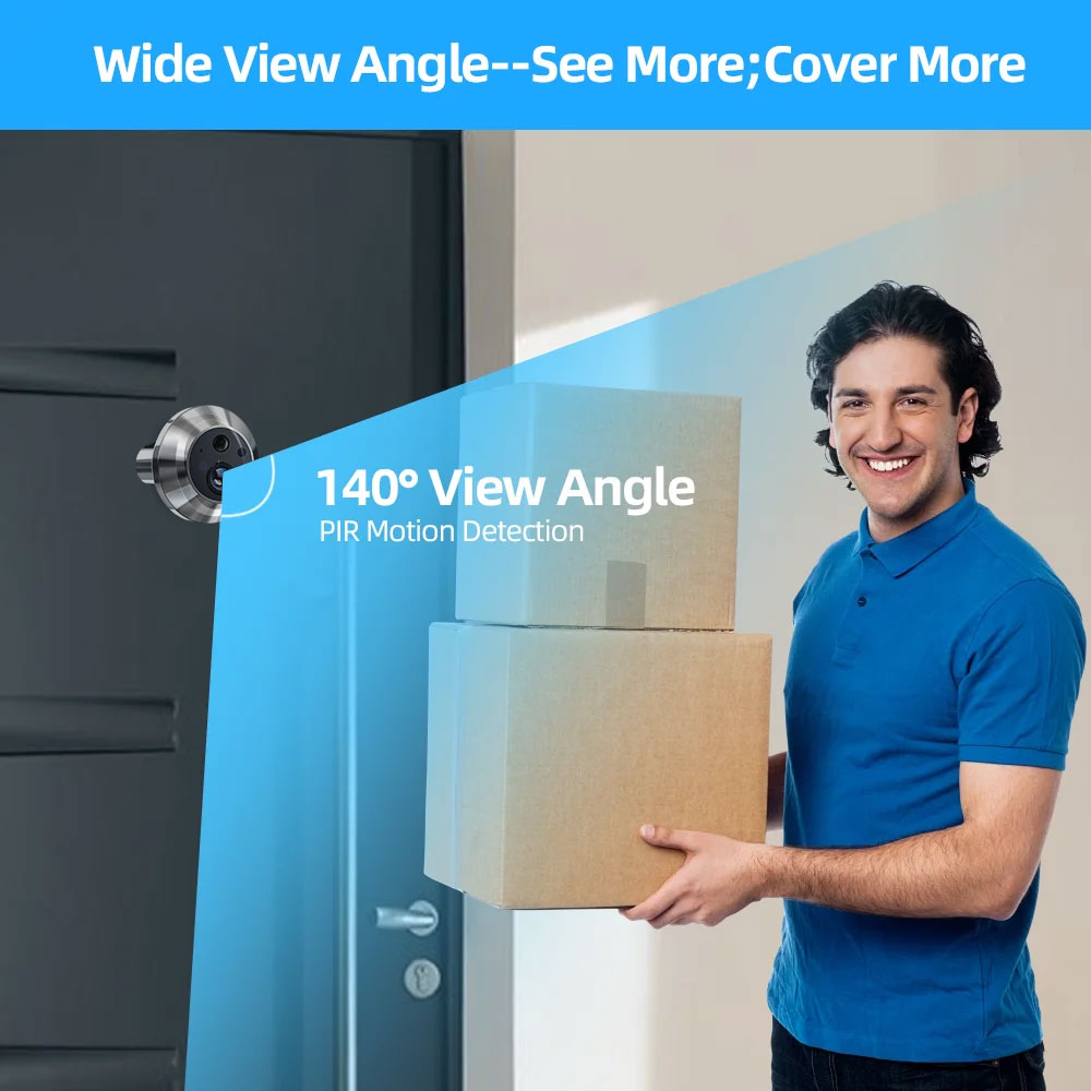 Tuya Smart 5MP 140° Wide View  - Smart Doorbell Wired ulasan dan harga