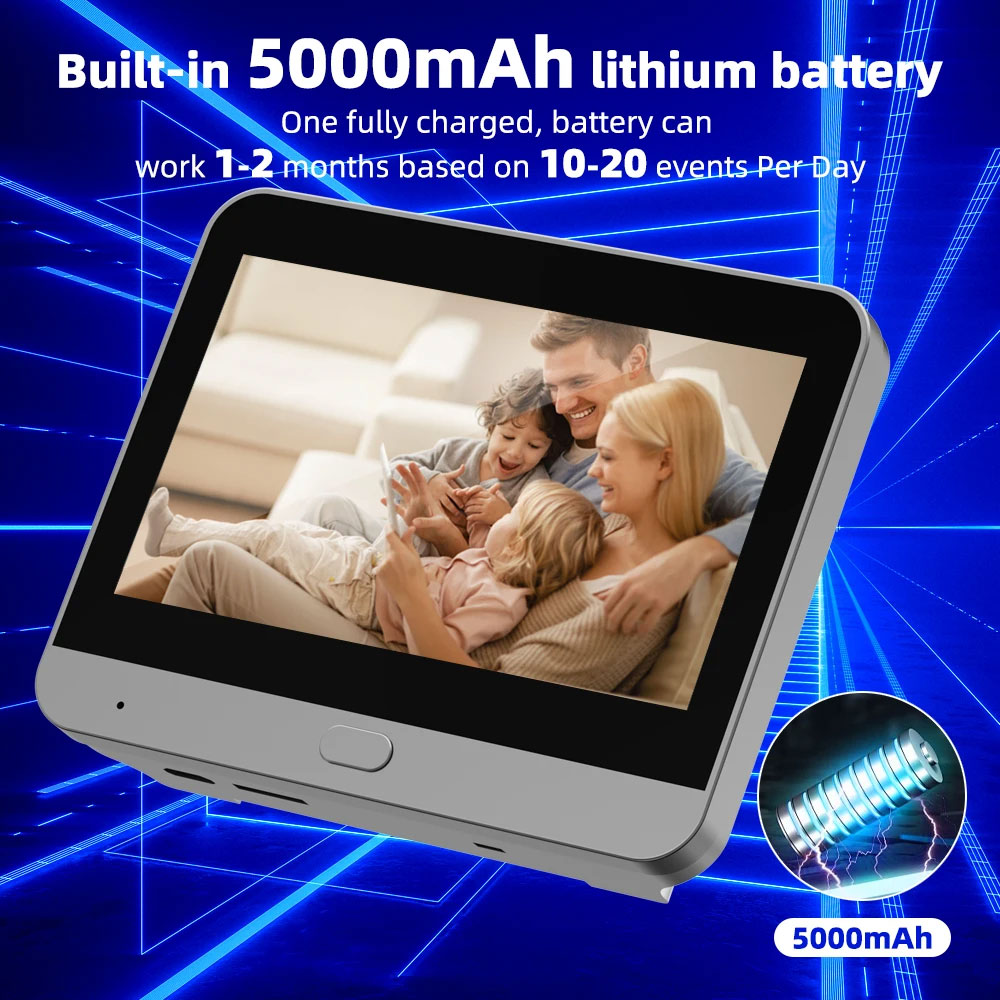 Tuya Smart 5MP 140° Wide View  - Smart Doorbell Wired ulasan dan harga