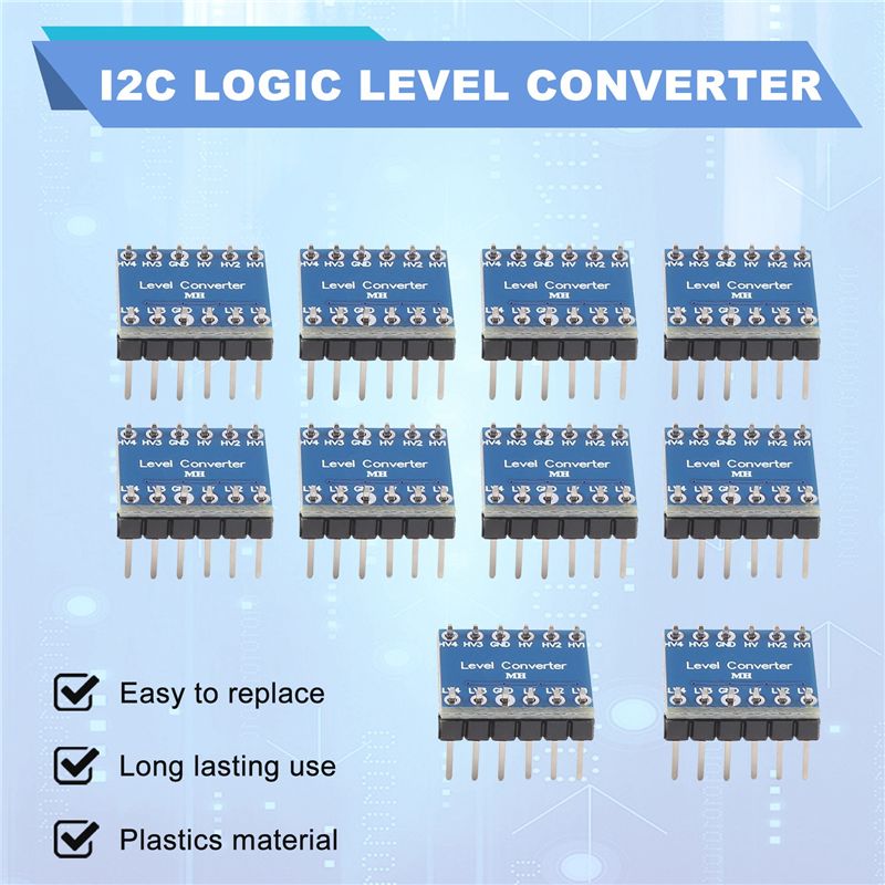 FULL-10Pcs 4 Channel IIC I2C L - Level Shifter 3.3V ulasan dan harga
