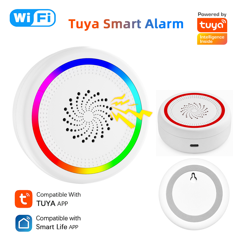 Tuya WiFi Siren Intelligence A - Home Automation Diy ulasan dan harga