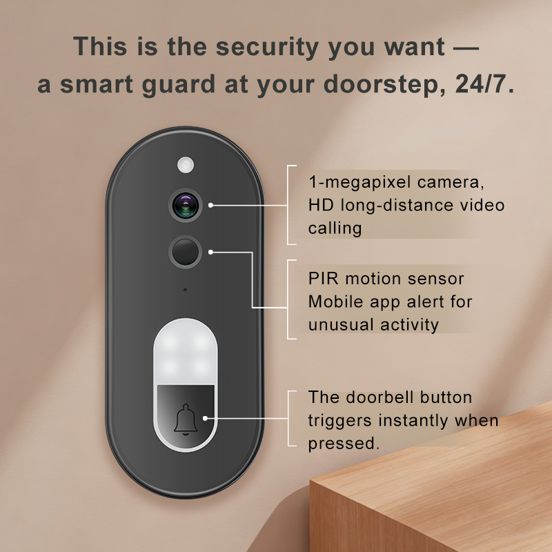 WiFi Video Doorbell Work With  - Smart Doorbell Wired ulasan dan harga